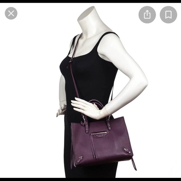 BALENCIAGA CALFSKIN MINI PAPIER A4 ZIP CROSSBODY - Picture 10 of 10